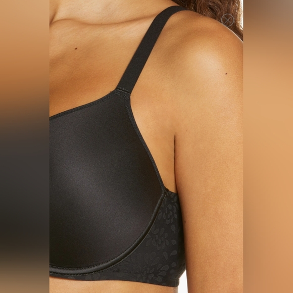 Chantelle Comfort Chick Back Smoothing T-shirt Brae Black New No Tag - Picture 4 of 9